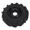 thumbnail image 2 of Go Kart Tire, Alloy Steel Rim Abrasion Proof Lawn Mower Tire Assembly  for Mini Bike, 2 of 7
