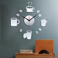 thumbnail image 2 of BallsFHK Frameless DIY Wall Mute Clock 3D Mirror Surface Sticker Home Decor, 2 of 3