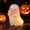 Hot Pink, variant on OKKVV Halloween Ghost Figurine Decor with Pink Bubble‑Blowing Ghost Cute Ghost Statue Ornament for Mantel Shelf Indoor Home Halloween Party Table Display, 7.09 in ×4.72 in Pink