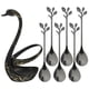 thumbnail image 1 of GOOHOCHY 1 juego de cucharas de postre para café, base de cisne para cuchara, kit de cuchara de postre de cisne, soporte para cuchara de cisne, 1 of 8