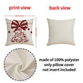 thumbnail image 5 of Juego de Almohada navideñas con Doble Cara Impresa Decoración navideña Decoraciones navideñas de InviernoA4PCS, 5 of 5