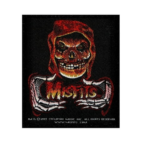 Crimson Embroidery - Misfits American Psycho Crimson Ghost Patch Punk Rock Band Woven Sew On Applique
