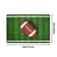 thumbnail image 3 of DouZhe American Football Field Rugs Doormat, Non-Slip Machine Washable Carpets Floor Door Mat , 36" x 24", 3 of 7