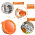 thumbnail image 4 of Salad Dressing Container with Lids 6Pcs Silicon Lid Leak Proof Sauce Dressing Container Reuse Eco- friendly Condiment Containers  Easy to Use Dipping Sauce Pots Free, 4 of 9