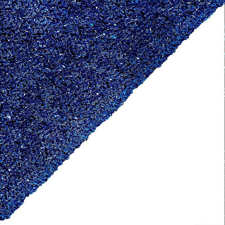 Royal blue curtain fabric deals
