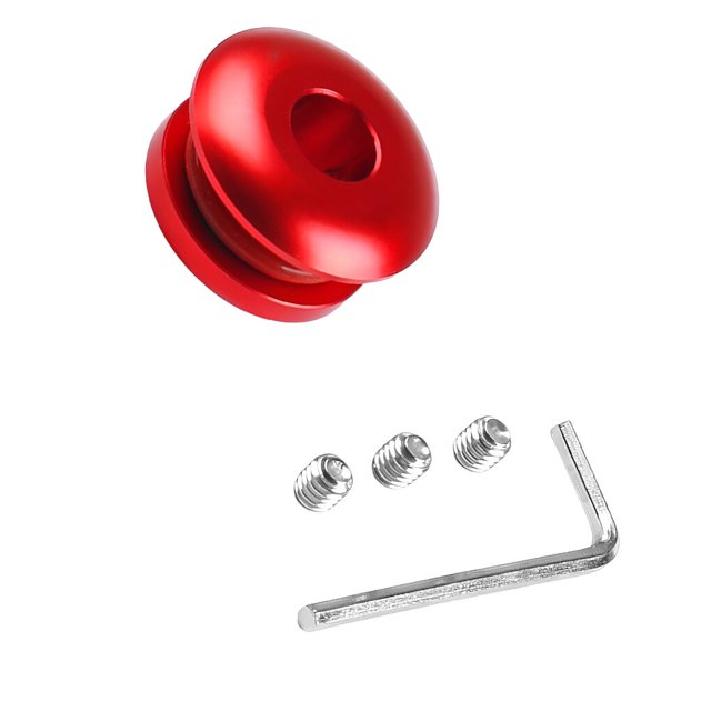 pitrice Universal Knob And To Install Base Head Buckle Buckle Convenient Sensitive Durable Easy Installation Accessories red