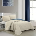thumbnail image 2 of Nanshing Logan 3 Piece Reversible Geometric Quilt Set Queen, 2 of 5