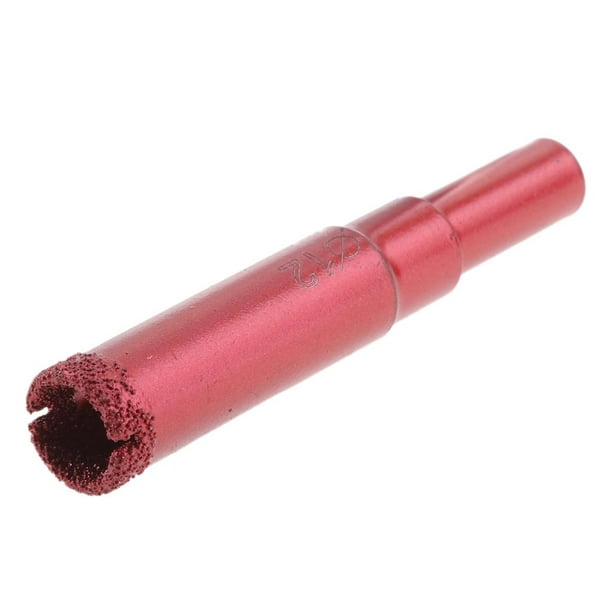 6-100 mm Diamond Holesaw Hole Cutter Broca Vidrio Mármol Cerámica Rojo 12 mm 12mm Cola broca de mármol