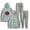 Grey-JY10953A03, variant on LIL YACHTY THE FIELD TRIP TOUR Merch Fall Suit Hoodies Sportswear Hooded Ankle Banded Pant Two Piece Set