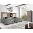 thumbnail image 5 of Recamara Gemela Individual 5 Piezas Verella Gris - Kessa Muebles, 5 of 5