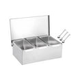thumbnail image 4 of Tarro de condimentos Contenedor de almacenamiento Herramienta para hornear Utensilios de cocina Organizador Condimento 3 rejillas, 4 of 9