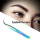 thumbnail image 3 of Herramientas precisas de maquillaje de cejas Extensiones de pestañas profesionales Pinzas de punta plana Likrtyny Cuidado Belleza, 3 of 7