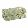 thumbnail image 2 of Superior Soho Ribbed Cotton Absorbent Bath Towel Set of 2, Sage, 2 of 9