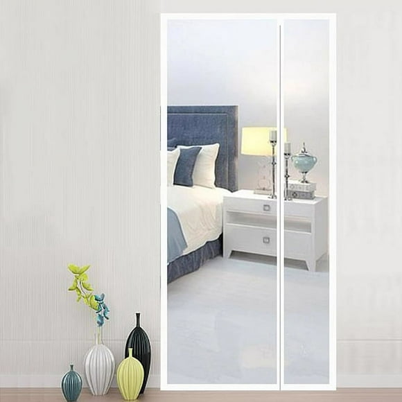 Magnetic Door Screen Custom Size Mosquito Net Curtain Fly Insect Automatic Closing Invisible Mesh For Kitchen indoor living room