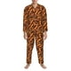 thumbnail image 3 of Balery Peanuts2 Pijama para Hombre de Dos Piezas con Manga Larga, Conjunto de Dormir y Descanso Suave con Bolsillos-XX-Large, 3 of 7