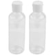 thumbnail image 1 of 8 botellas de plástico transparente de 100 ml con tapa para viajes, champú, loción, envase cosmético, 1 of 5