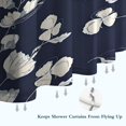 thumbnail image 6 of Pioneer Flower Floral Print Pattern Shower Curtain 72"x72" ,Bathroom Decorative Shower Curtains Set with 12 Hooks,Modern Waterproof Washable Shower Curtain, 6 of 6