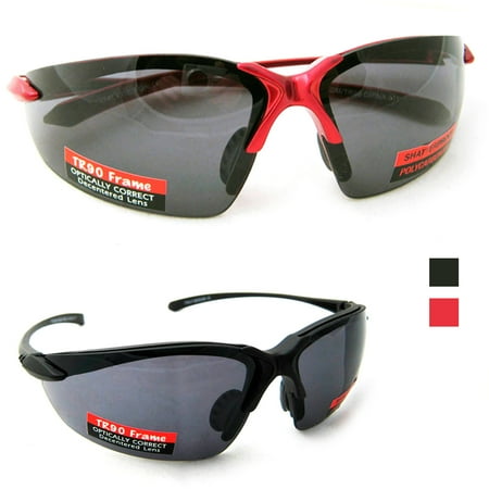 - Polycarbonate Sunglasses Men Womens UV Protection Shatterproof TR90 Frame Sports