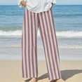 thumbnail image 2 of Seductiva Clearance Soft Leggings for Women Women's Non Pocket Floral Cotton Linen Casual Pants, 2 of 4