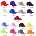 thumbnail image 4 of maskred Boys Girls Spring Summer Visor Hat Cotton Baseball Casual Men Women Pure Color Sports Cap, 4 of 8