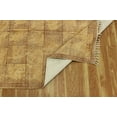 thumbnail image 5 of Casavani Cotton Brown Kilim Flat Weave Carpet Geometric Bedroom Rug 10x10 feet, 5 of 5