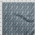 thumbnail image 4 of oneOone Rayon Blue Fabric Abstract Floral Sewing Craft Projects Fabric Prints By Yard 56 Inch Wide-3rb, 4 of 5