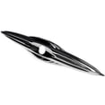 thumbnail image 2 of Krator Rear Trunk Latch/Key Hole Lock Accent Trim Compatible with 2009-2019 Harley-Davidson Trike Motorcycles - Chrome, 2 of 3