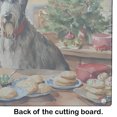thumbnail image 5 of Irish Wolfhound Christmas Cookies Glass Cutting Board 12 in x 15 in, 5 of 5