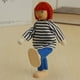 thumbnail image 4 of EeaseMX Juego de 4 muñecas de madera para niños, juego de simulación, familia de muñecas, figura de juguete, minicasa de regalo, 4 of 7