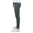 thumbnail image 3 of Men's Slim-Fit French Terry Jogger Sweatpants With Zipper Pockets, 3 of 8