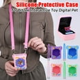 thumbnail image 3 of For Bitzee Digital Pet Protective Case With Long Lanyard,Silicone Protective Cover Dustproof Carrying Case Bag Accessories Blue A, 3 of 6