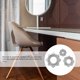thumbnail image 3 of LOLIPPYY 3Ud Base Metálica Para Muebles Y Exhibición Con Rodamiento Estructurado Plateado, 3 of 8
