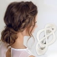 thumbnail image 2 of Unique Bargains Women's Classic Grace 3.19"x1.65"x0.98" 4 Pcs White, 2 of 5