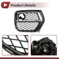 thumbnail image 5 of Unique Bargains Fog Light Grill Front Lower Bumper Fog Light Cover Inserts for BMW X6 2012-2014 ABS No.51117312606 Black+Silver Tone, 5 of 7