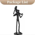thumbnail image 2 of Dad Gifts From Daughter - Dad Daughter Iron Figurine Father Daughter LoveSculpture Decoration for Fathers Day Wedding, 2 of 5