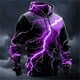thumbnail image 4 of Sudaderas vintage para hombre, sudaderas con capucha informales con estampado gráfico de rayos en 3D, ropa de otoño de gran tamaño, sudaderas con capucha de gran tamaño de Harajuku, 4 of 4