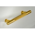thumbnail image 4 of CKP #1650 Linear Collection 3-3/4 in. (96mm) Knurled Aluminum Pull, Brushed Gold, 4 of 4