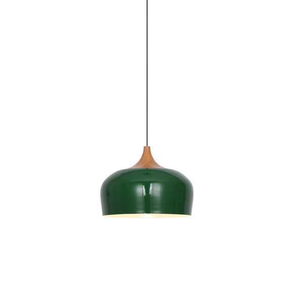 Retro Green Metal Iron Pendant Light Fixture, Industrial Style Vintage Pendant Lamp, Simple Pendant Lighting for Over Kitchen Sink Island Dining Room Table Bar Counter Laundry Room Entrance