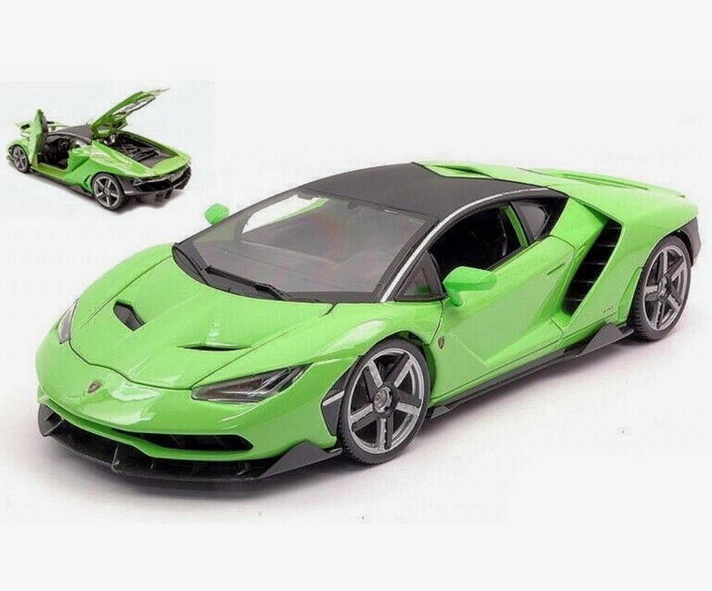Lamborghini Centenario New Green 1//18 scale Maisto special Edition Die Cast