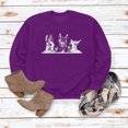 thumbnail image 4 of Hauts Chauds pour Filles Mode Décontractée pour Femmes Hauts Mignons Imprimés en Peluche Col Rond Sans Capuche Chandails en Molleton Bouclés Tenues d'Hiver pour Femmes en Liquidation, 4 of 5