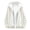 White, variant on Unisex Holographic Iridescent Sun Protection Hooded Jacket Color Changing Lightweight Thin Windbreaker For Summer Street Style And Outdoor Events,Light Blue,XL