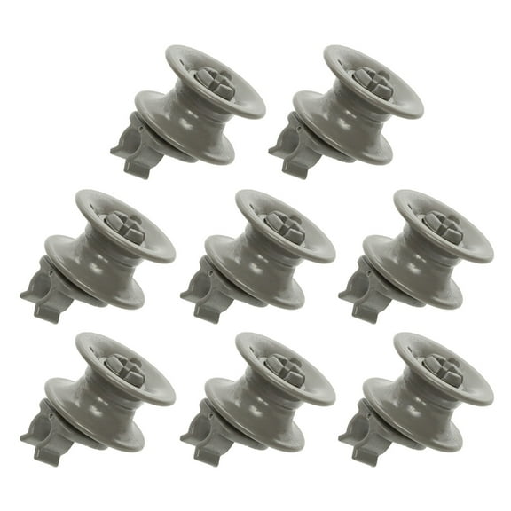4/8Pcs 4581DD3002A Dishwasher Upper Rack Wheels Dishrack Roller Assembly Replacement Part for 4581DD3002A AP4437685