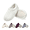 Ivory, variant on Womens Chevron Closed Back Slipper
