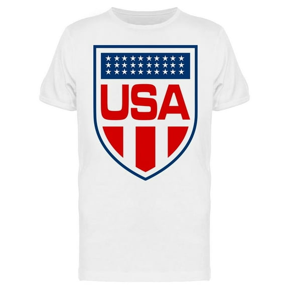 Shield. Usa T-Shirt Men -Image by Shutterstock, Male x-Large