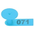 thumbnail image 2 of Étiquette d'Oreille, Étiquette d'Oreille Numérotée de Couleur Vive, Accessoire d'Élevage Résistant à la Corrosion pour les Stocks d'Élevage de Moutons, 2 of 8