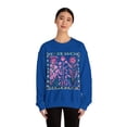 thumbnail image 4 of Bloom in Style: Floral Tapestry - Unisex Heavy Blend™ Crewneck Sweatshirt, 4 of 5