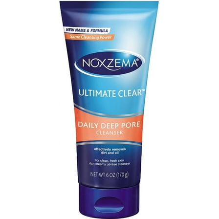 Noxzema Ultimate Clear Daily Deep Pore Cleanser, 6 oz (Pack of 2)
