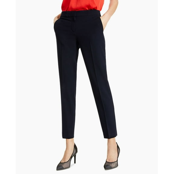 Bar Iii Women's Straight-Leg Dress Pants Navy Size 6