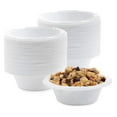 thumbnail image 2 of White Plastic Bowls - 12oz Disposable Bowls (4 Pack of 100) - Heavy Duty, Microwave Safe Party Supplies for Weddings, Events, Picnics, 2 of 2