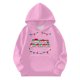 thumbnail image 3 of Sudadera con capucha para niñas y niños, sudadera de manga larga con cuello redondo y estampado de moda, jersey con bolsillo, sudadera de poliéster para niñas, 3 of 8